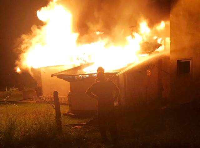 Sahur Vakti Çıkan Yangında Bir Ev Kullanılamaz Hale Geldi