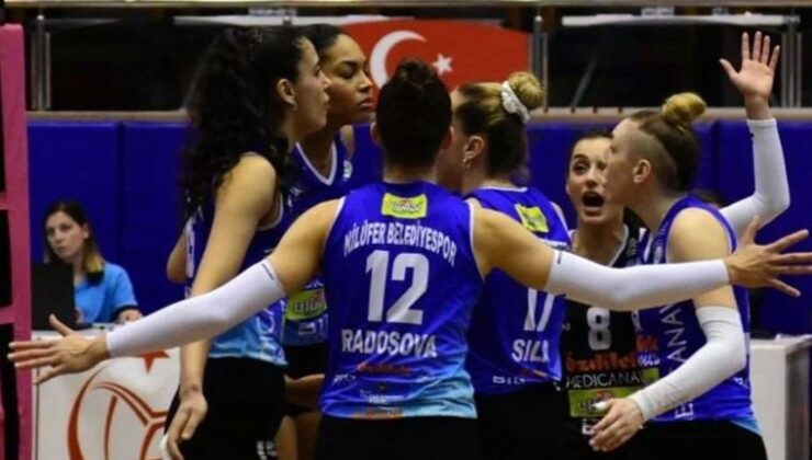 Nilüfer Belediyespor konutunda set vermedi