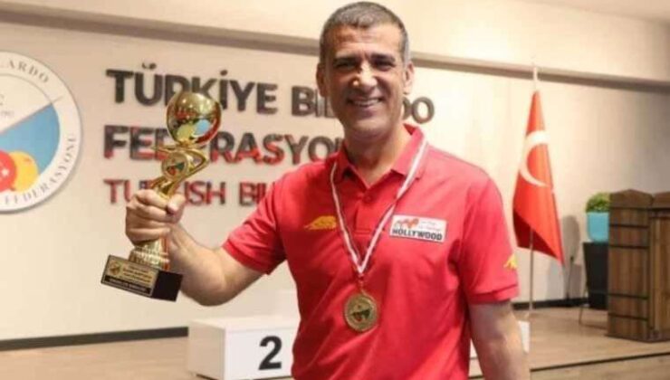 3 Bant Bilardo’da Şampiyon Tayfun Taşdemir