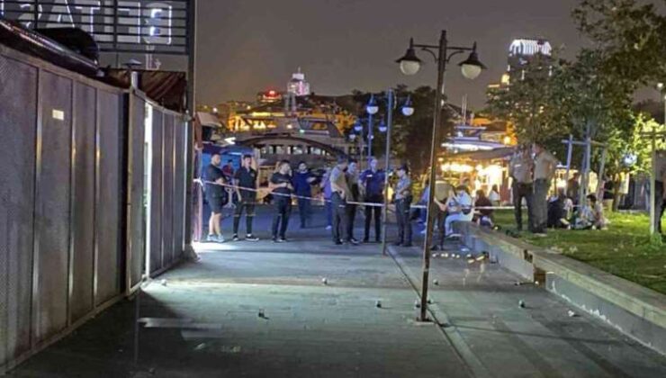 Beşiktaş İskelesi’nde silahlı atak: 1 yaralı