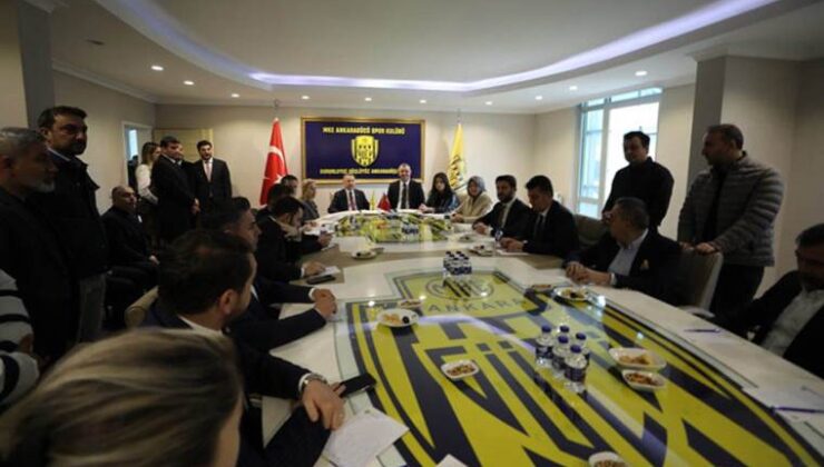 AKP’li milletvekillerinden MKE Ankaragücü’ne ‘destek’ ziyareti