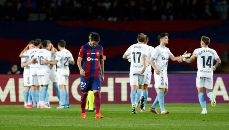 Girona derbide Barcelona’yı devirip liderliğe yükseldi