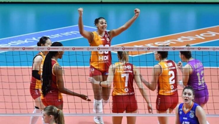 Şiddetli çabada gülen taraf Galatasaray Daikin!