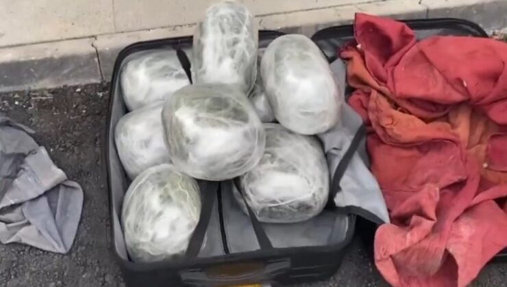 Bavuldan 9 kilo uyuşturucu çıktı: 2 gözaltı