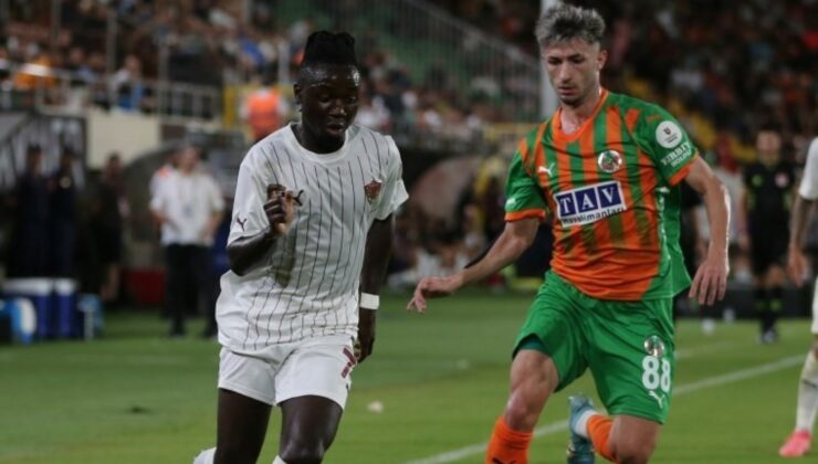 Alanyaspor ile Hatayspor yenişemedi!