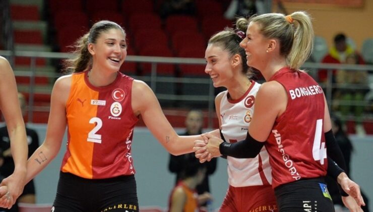 Galatasaray Daikin, set vermeden kazanmaya devam ediyor!