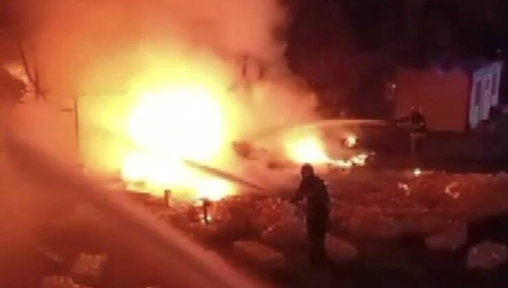 Kahramanmaraş’ta iş yeri yangını