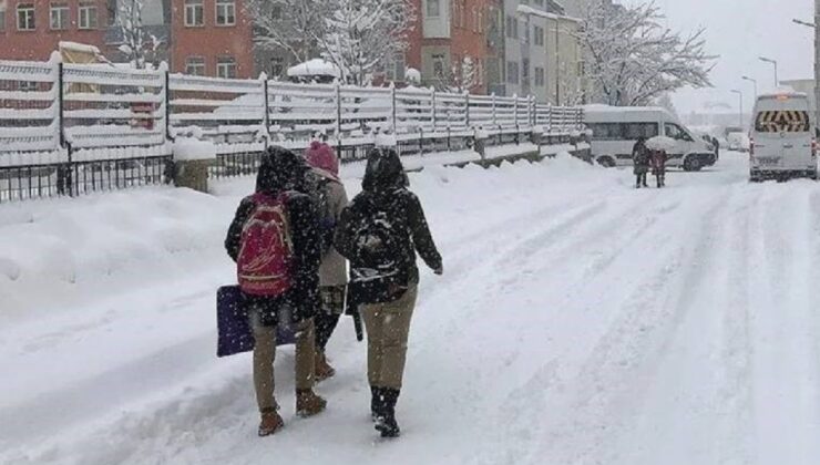 Eğitime kar manisi: Okulların tatil edildiği vilayetler açıklandı!
