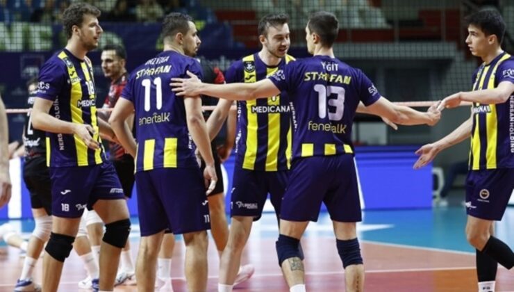 Fenerbahçe Medicana, set vermeden kazandı