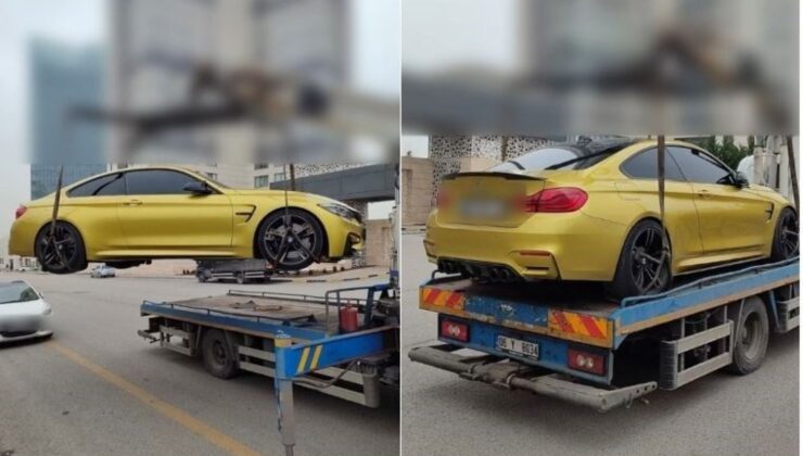 ‘Lastik yakan’ şoförün ehliyetine el konuldu, 32 bin lira ceza