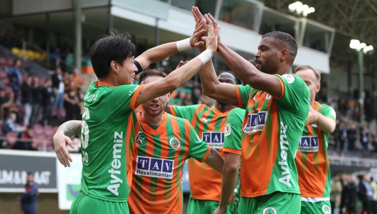 Alanyaspor galibiyet hasretini 5 golle sonlandırdı!