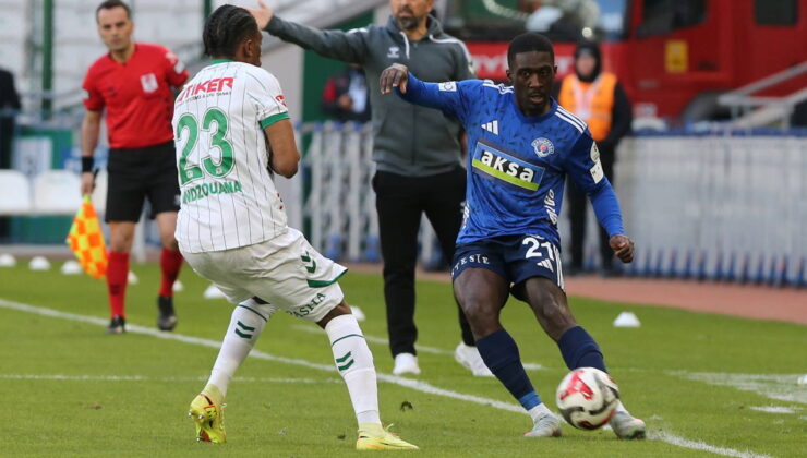 Konyaspor – Kasımpaşa maçında kazanan çıkmadı!