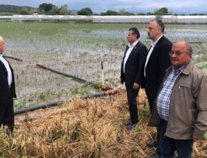 Amasya’da seralar sular altında kaldı: CHP’li vekiller bölgede inceleme yaptı